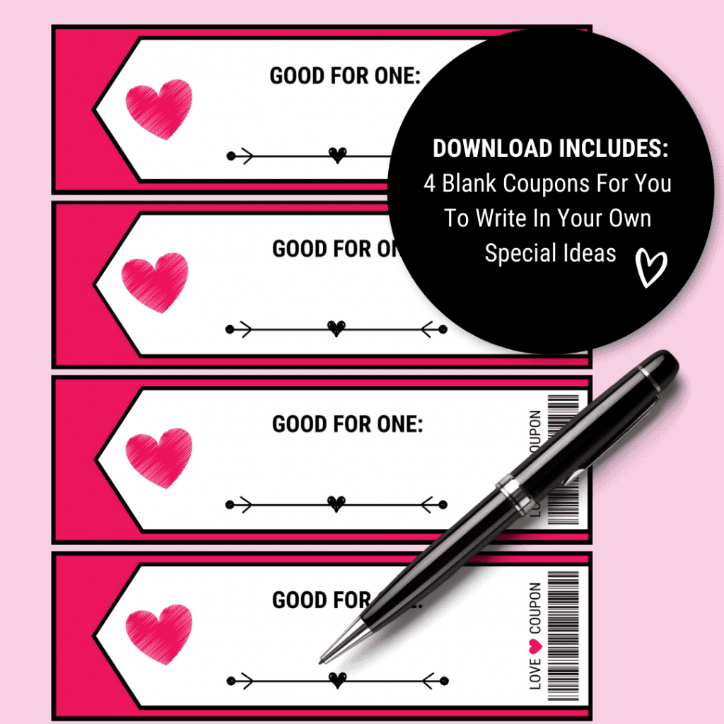 Free Printable Love Coupons For Him Bold & Bubbly