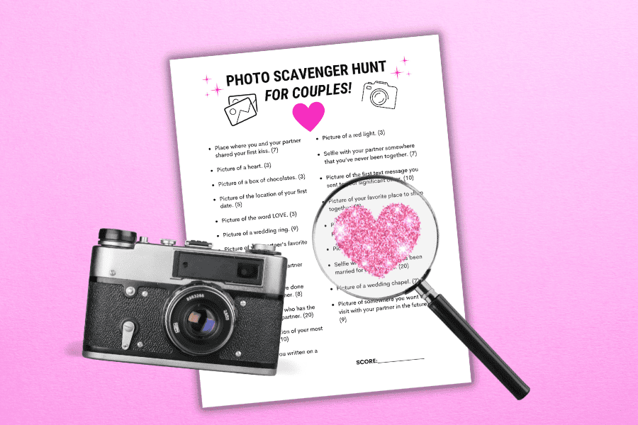 photo scavenger hunt for couples