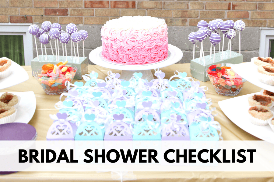 bridal shower checklist