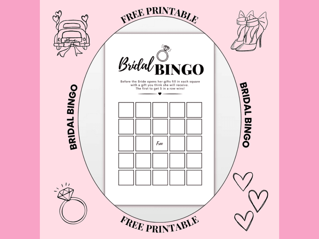 bridal bingo