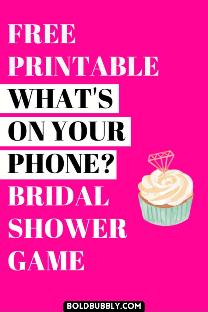what’s on your phone game free printable
