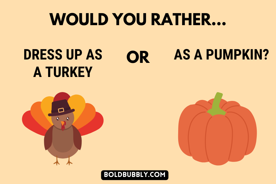 thanksgiving would you rather questions
