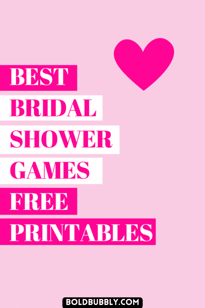 free printable bridal shower template
