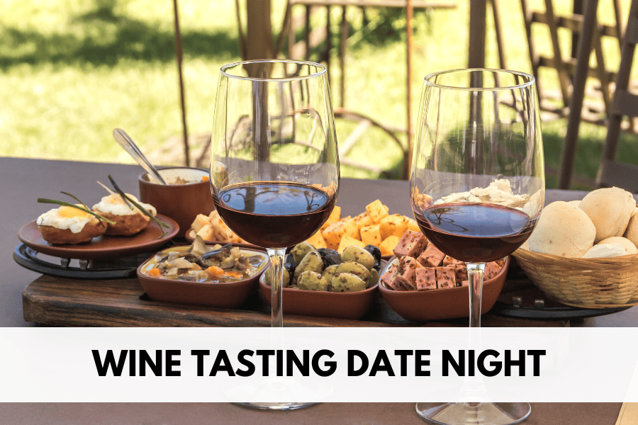 wine tasting date night