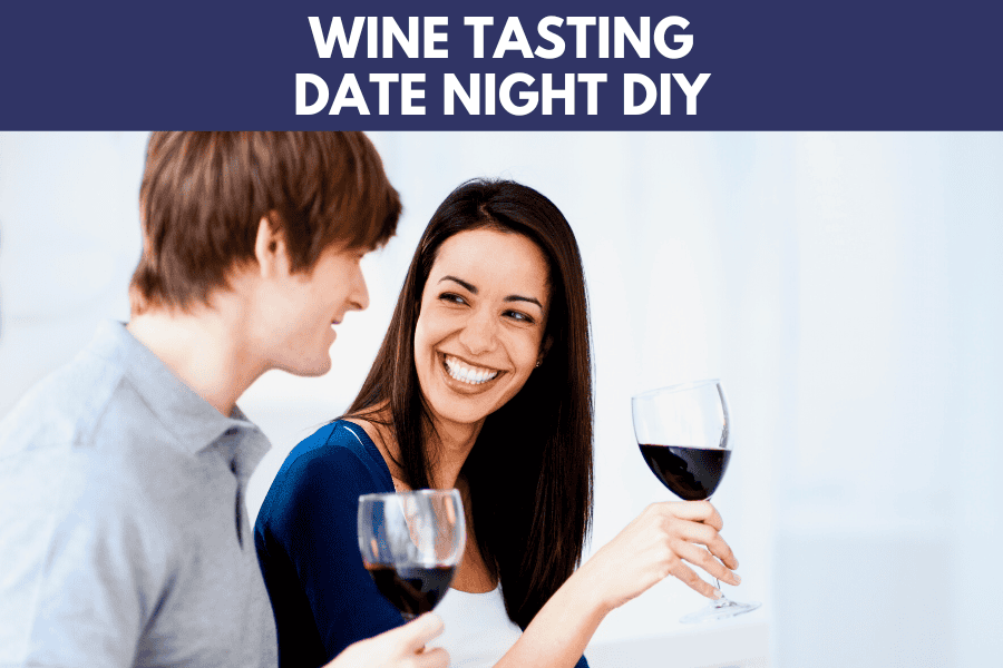 wine tasting date night diy