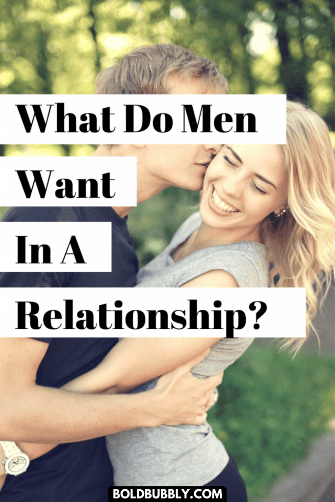 what do men want in a relationship