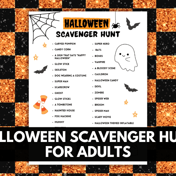 Spooktacular Halloween Scavenger Hunt For Adults + Free Printable