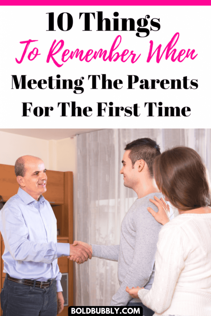 meeting the parents etiquette