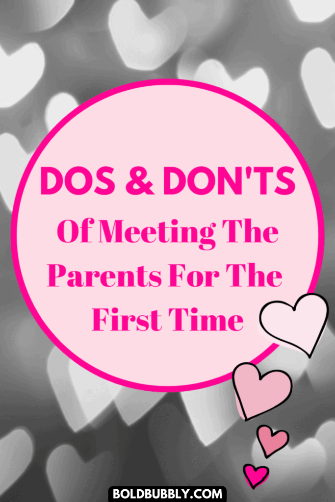 meeting the parents for the first time