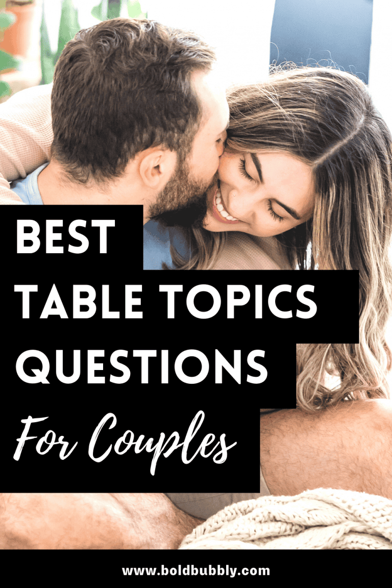 141 Fun Table Topics Questions For The Best Conversations - Bold & Bubbly