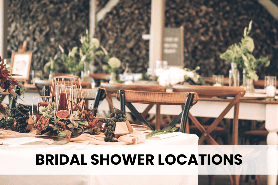 bridal shower locations