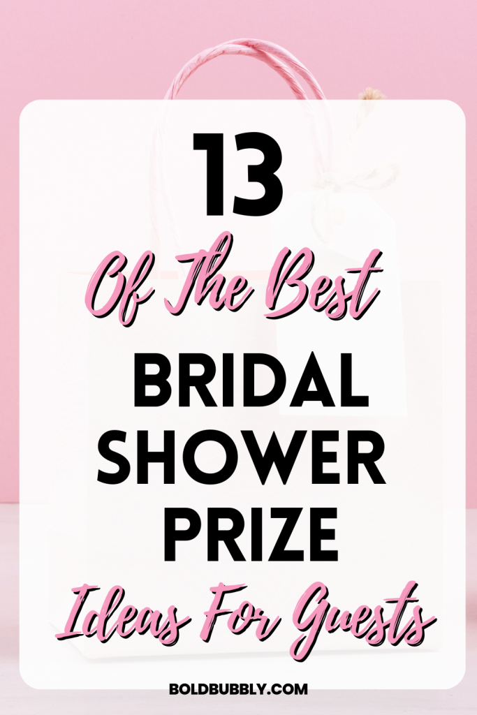 ideas for bridal shower prizes