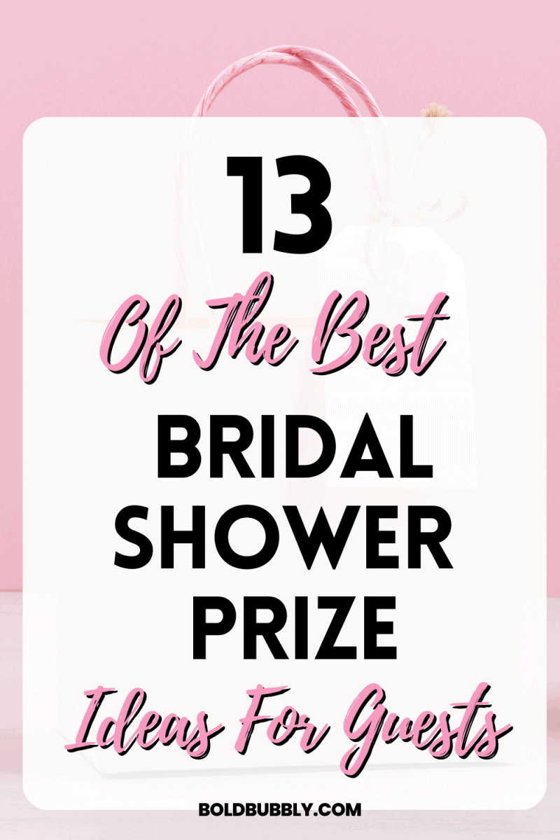 13 Bridal Shower Prizes That Will Wow Your Guests - Bold & Bubbly