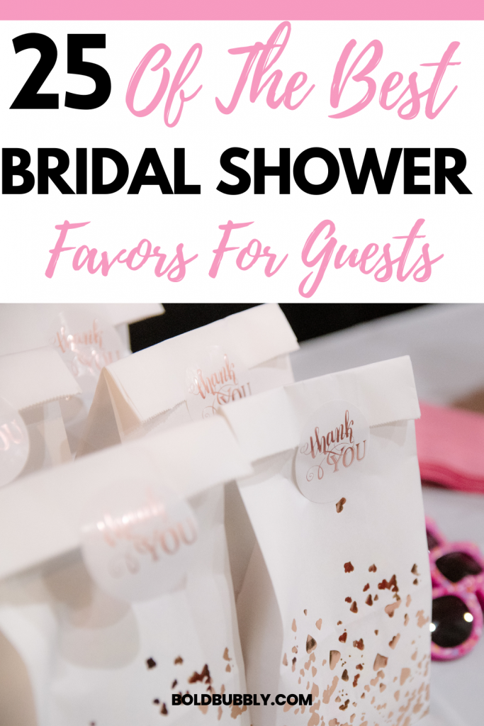 inexpensive bridal shower favors
