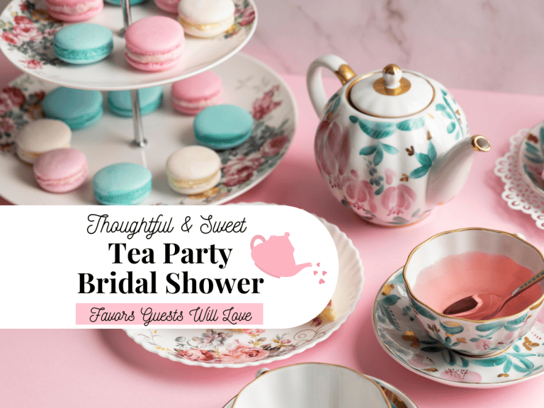 tea party bridal shower favors