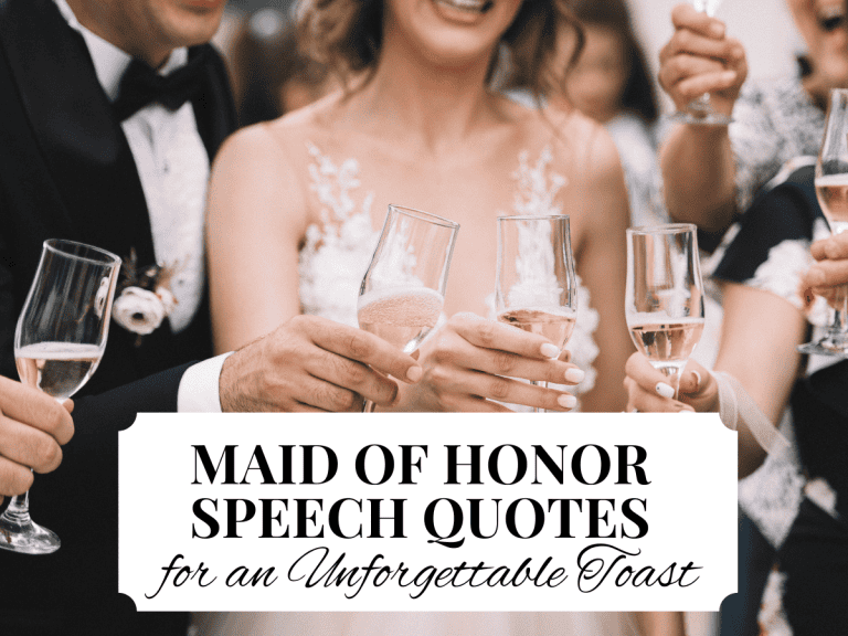 maid of honor speech quotes