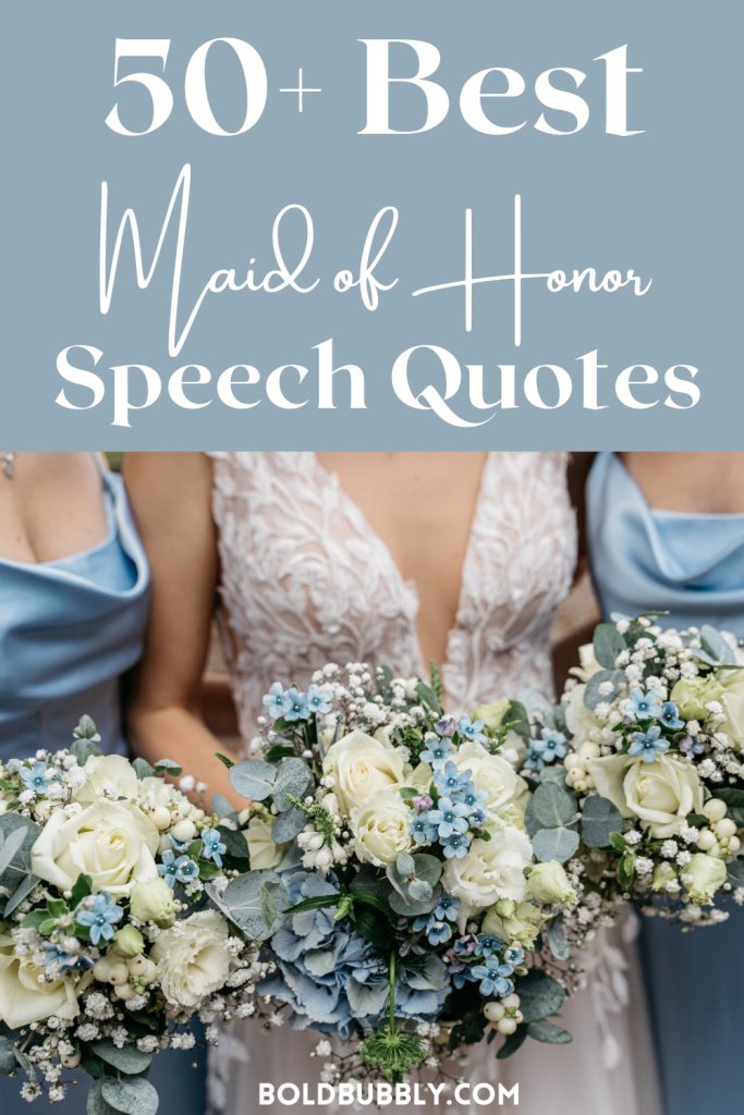 quotes for maid of honor speech