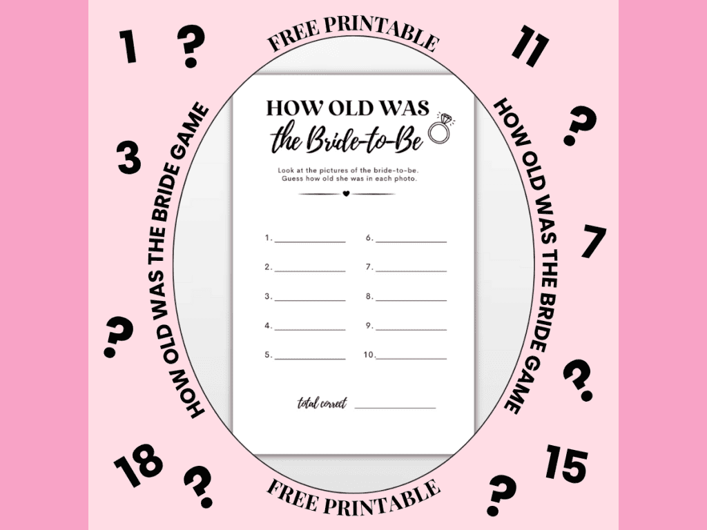 how old was the bride game