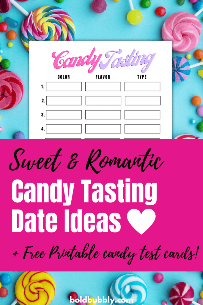 candy tasting date night ideas