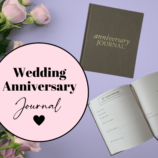wedding anniversary journal