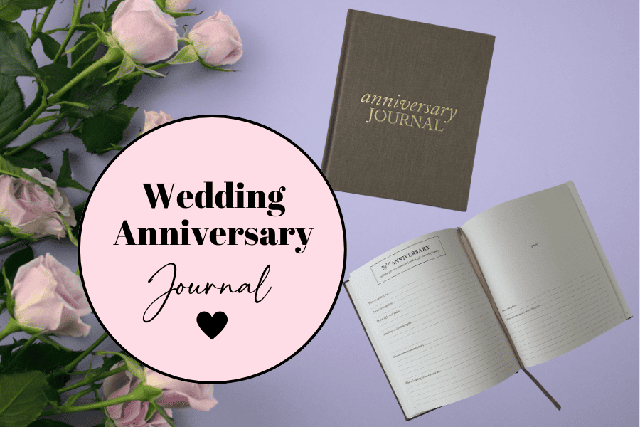 wedding anniversary journal