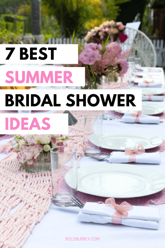 summer bridal shower ideas theme