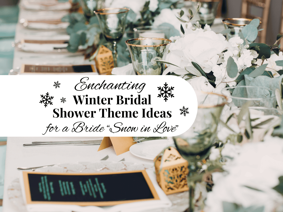 winter bridal shower ideas