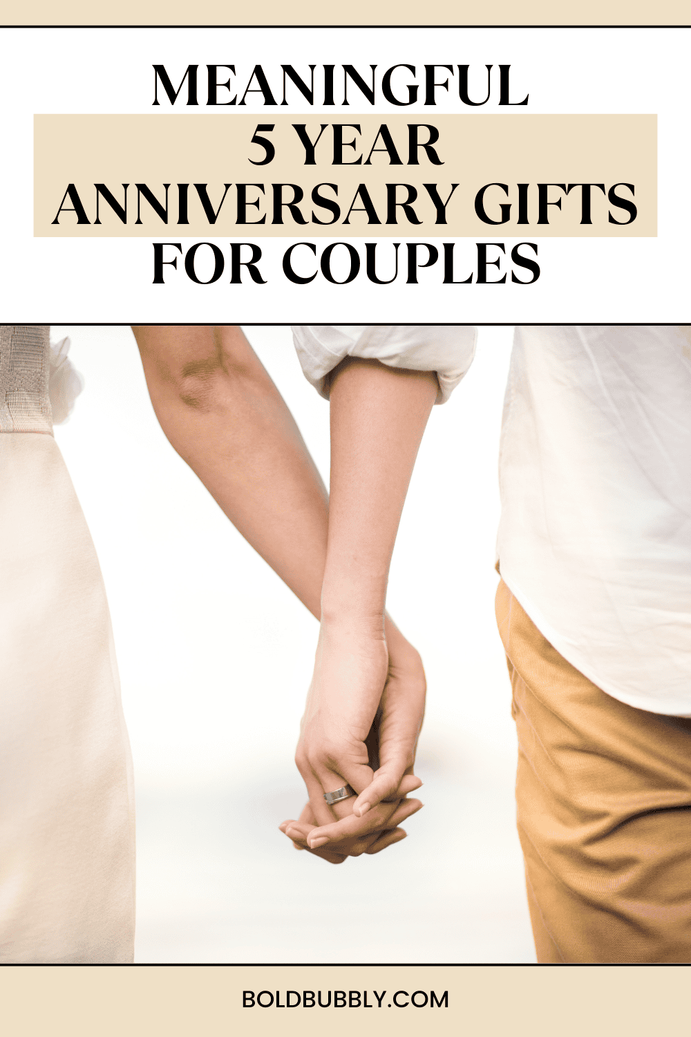 15 Best 5 Year Anniversary Gift Ideas for Couples - Bold & Bubbly