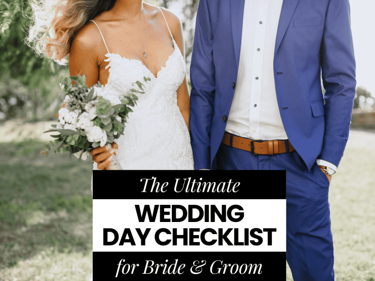 wedding day checklist