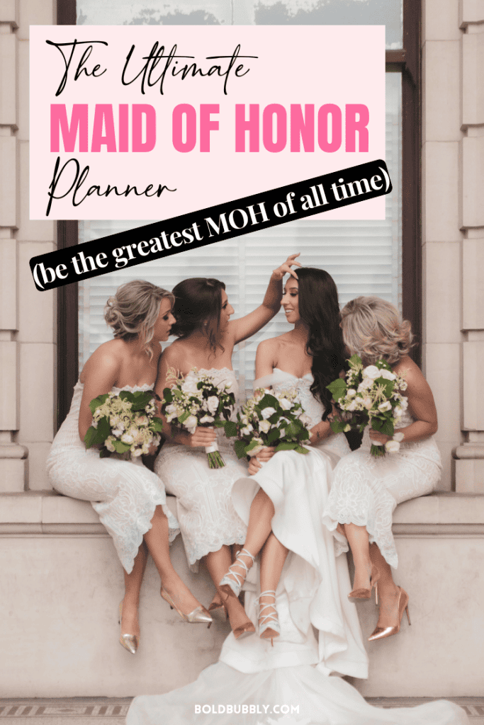 printable maid of honor planner