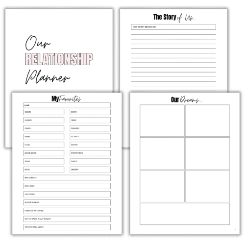 The Relationship Planner Couples Can't Stop Talking About - Bold & Bubbly
