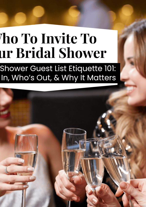 who to invite to your bridal shower