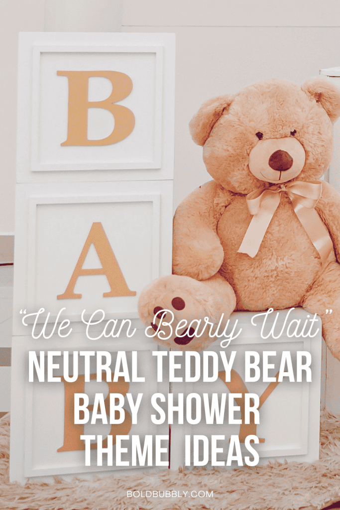 teddy bear baby shower