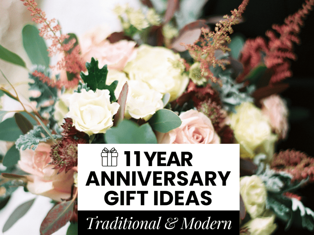11 year anniversary gift traditional and modern